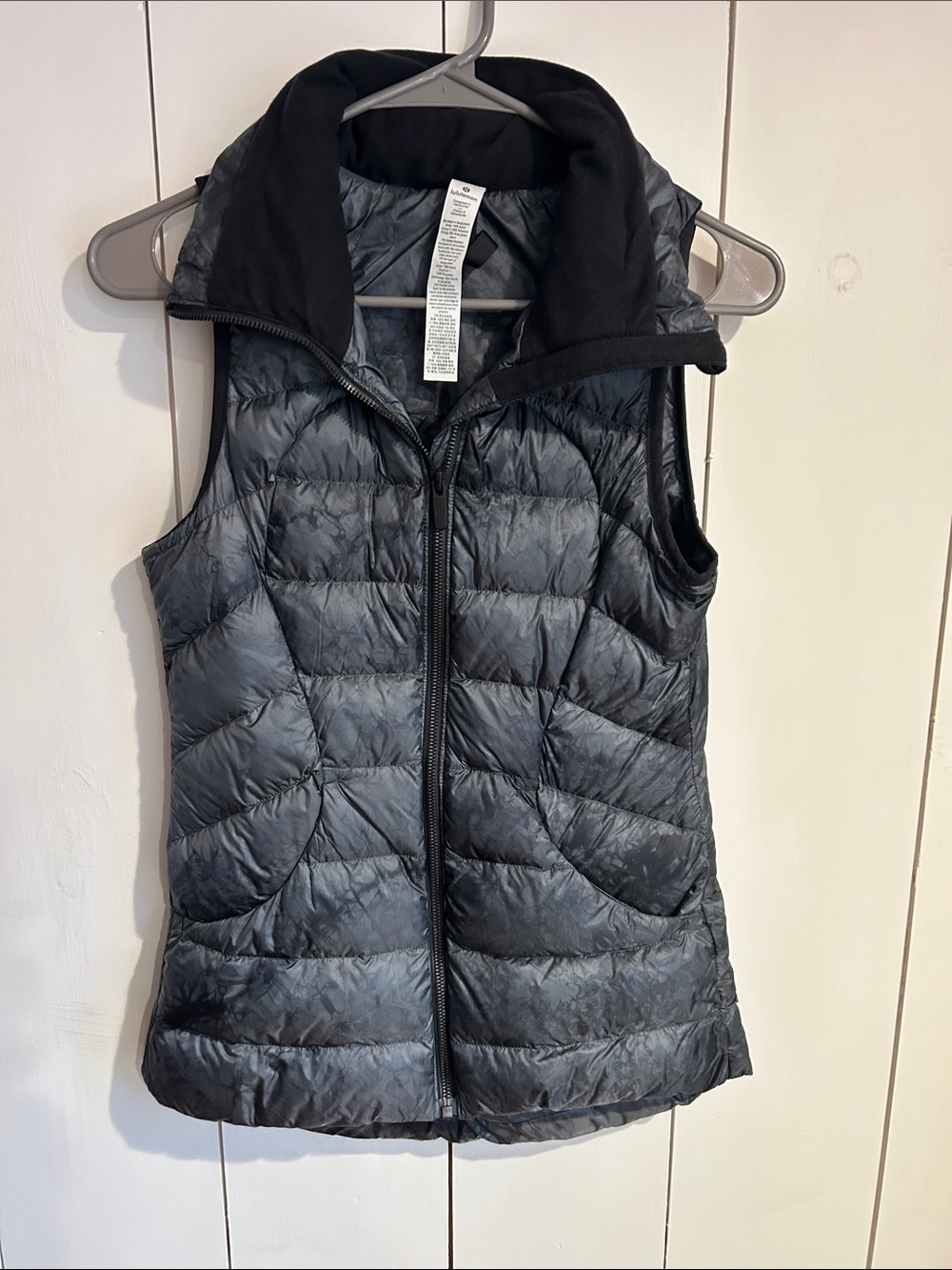 lululemon athletica Quilted Down-Blend Vest in Black